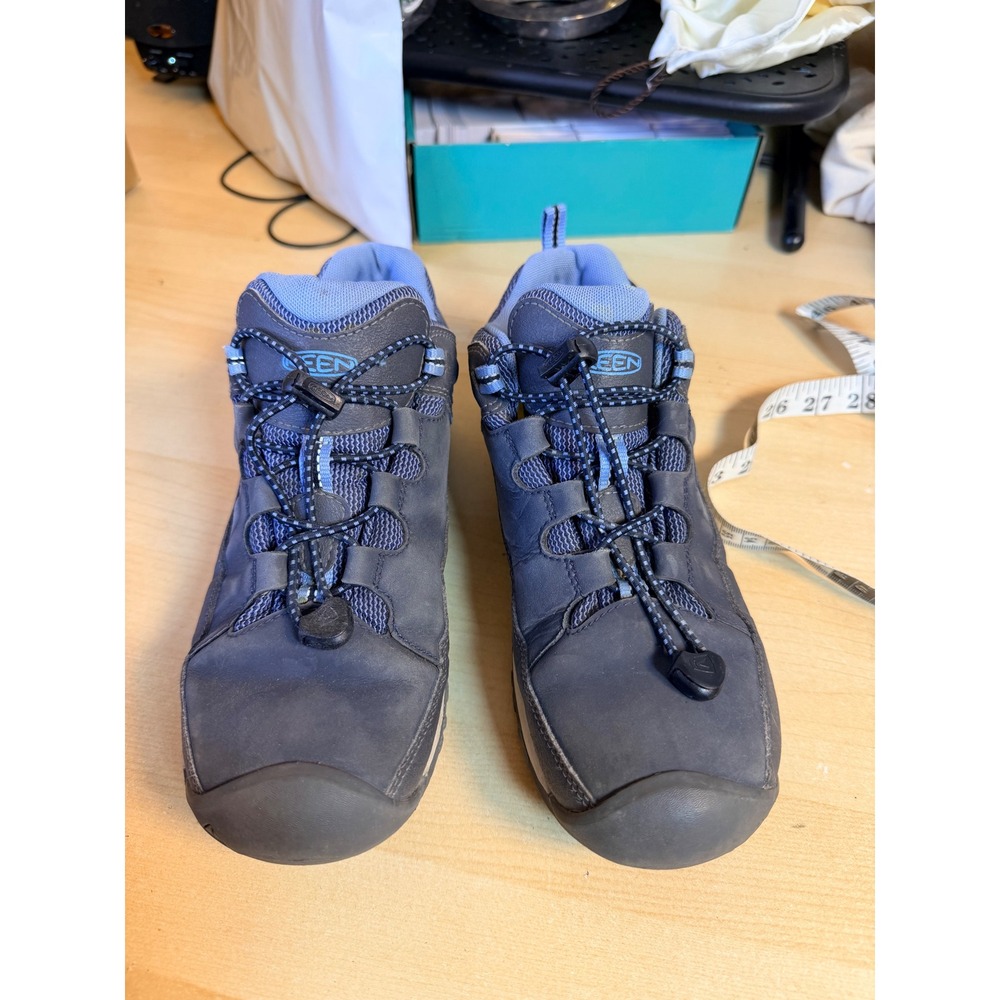 Keen Hiking Shoes Size 5Y Blue Good Waterproof Bungee Lace Gorpcore 1022922